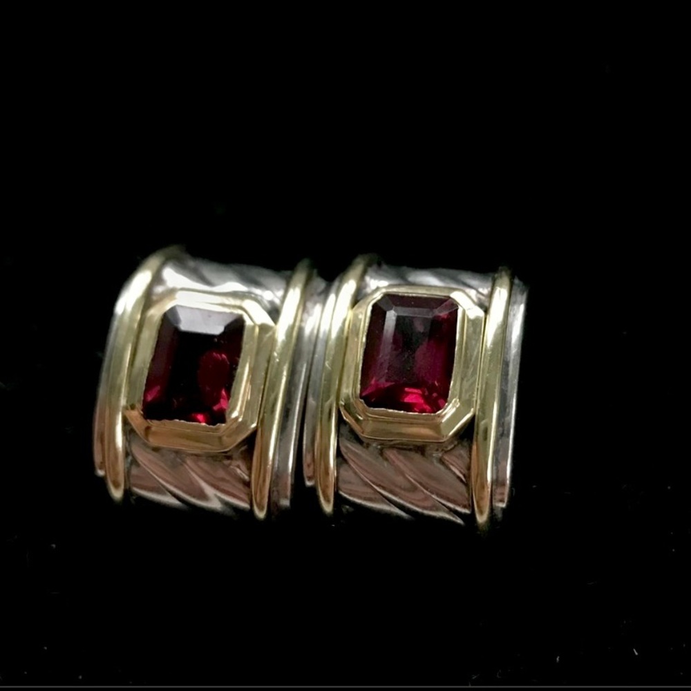 David Yurman Garnet Earrings